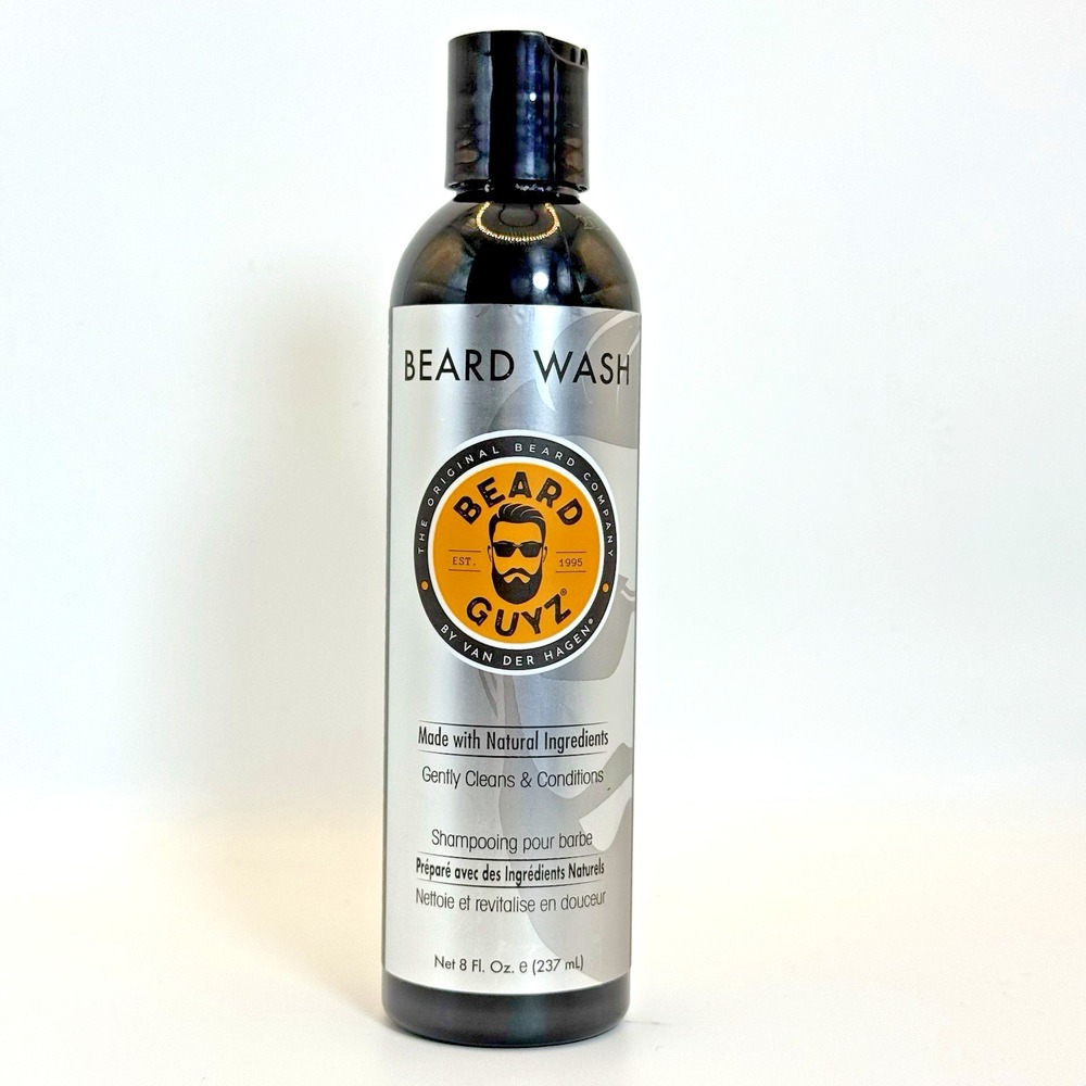 Beard Guyz Daily Beard Wash 8oz Coconut Olive Argan Oil‎ Natural Grooming NEW